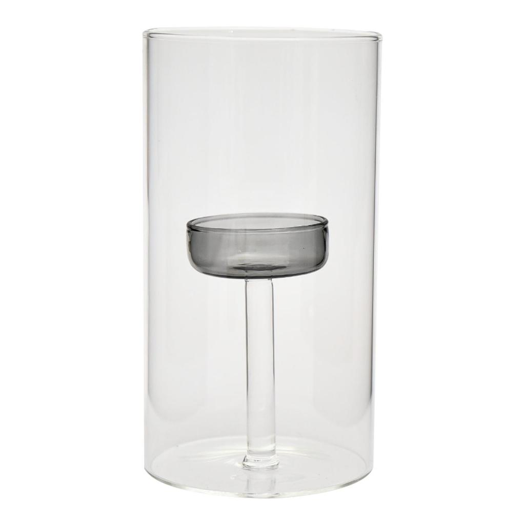 Tealight Holder Windproof Glass Creative Anniversary Festive Decorative Centerpiece Dinning Holiday Event Tabletop Ornaments
