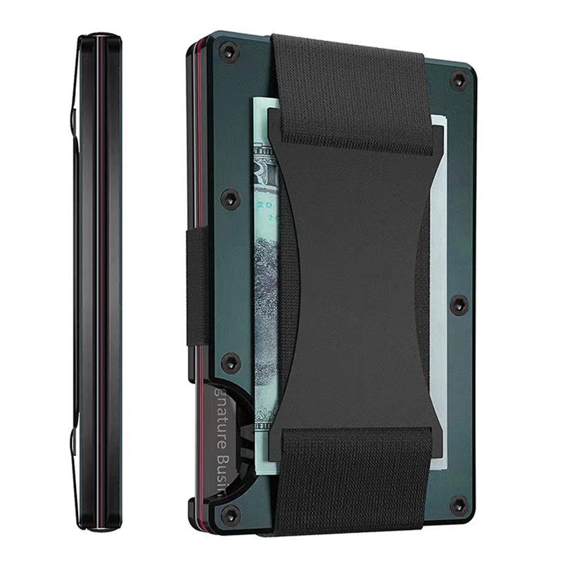 New RFID Blocking Carbon Fiber Wallet with Money Clip