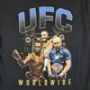 UFC Shirt Mens Medium Black Worldwide Champions MMA Mcgregor Jones Adesanya Logo Unisex T-Shirt