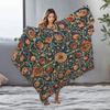 Vintage Paisley Blanket Turkish Kilim Rug Bedspread Decorative Throw Cotton Sofa Cover Cushion 130x180cm