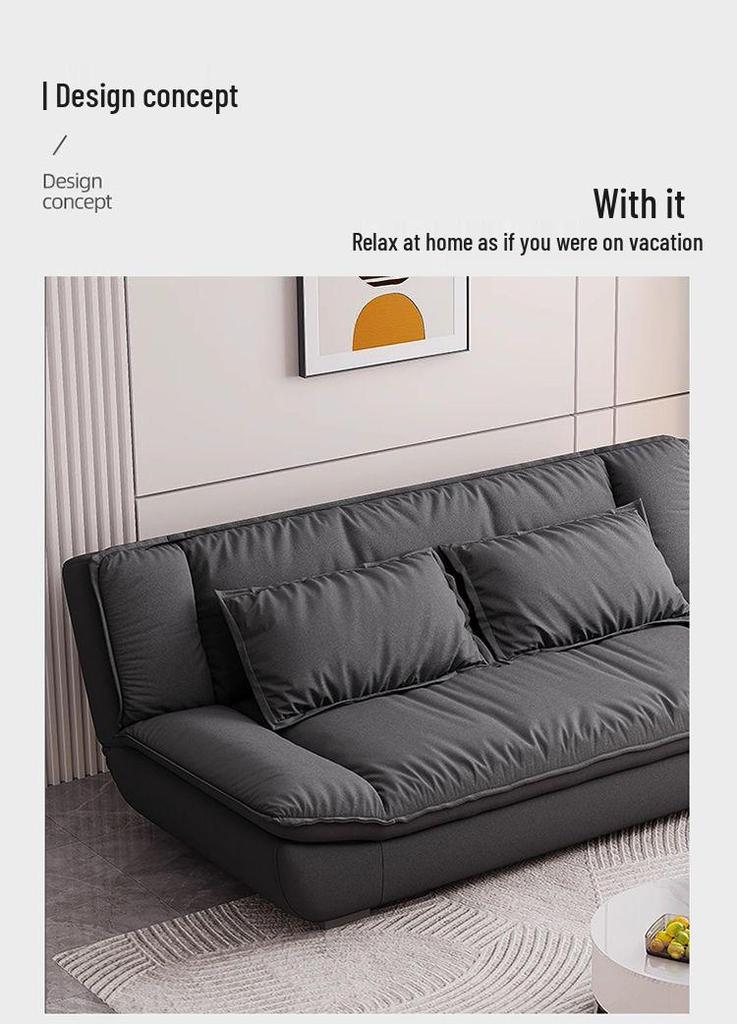 Minimalist Foldable Sailboat Sofa Bed for Home, Apartment, or Rental
