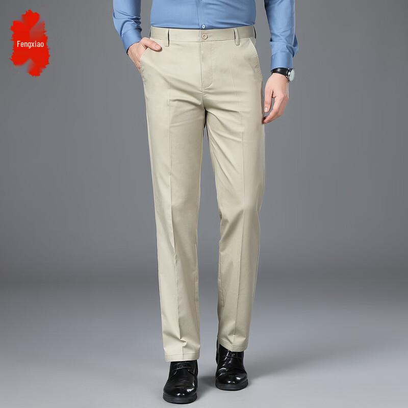 Men s Slim Fit Business Casual Trousers 34