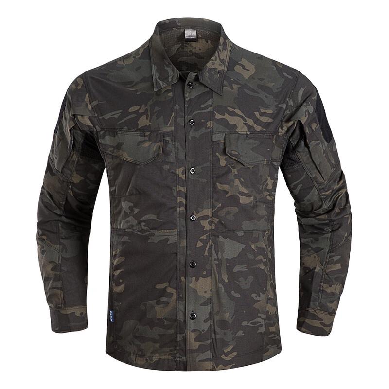 Men s Camouflage Tactical Long Sleeve Shirt XXXL