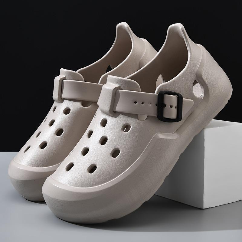 Wading Shoes Summer New Heightening Non-slip Hole Shoes Women Wear EVA Outdoor Sports Shoes Hiking Shoes