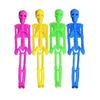 4 stk. Skeletlegetøj Lyse Farver Letvægt Lugtfri Miljøvenligt Halloween Strækbart Afstressningslegetøj til Børn