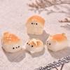 Creative Dogs Bread Donuts Figurines Miniature  Kitchen Food Toy Desktop Car Ornament Diy Decoration Accessories Gifts