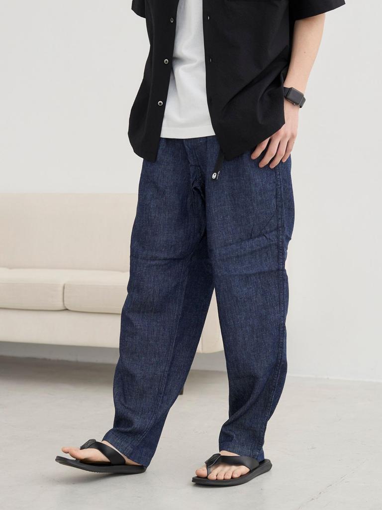 Coleman (Coleman) Cotton-Linen Denim Pants, COBALT (75), Size S (Web Exclusive), 75404030393 7530