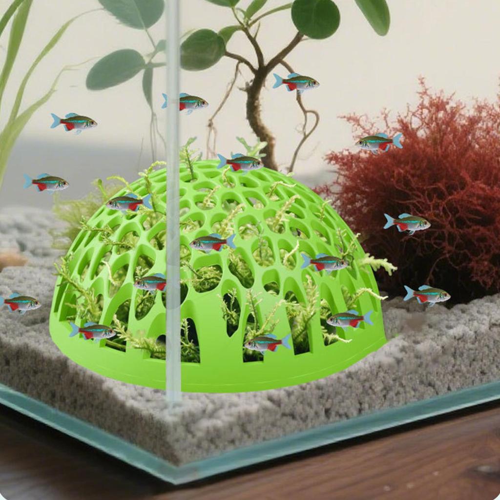 2 szt. Kopuła Krewetkowa Kryjówka dla Bojownika Zbiornik Rybny Krewetki Miejsce Odpoczynku Zbiornik Hodowlany Ozdoba do Zbiornika dla Gupików Małych Rybek