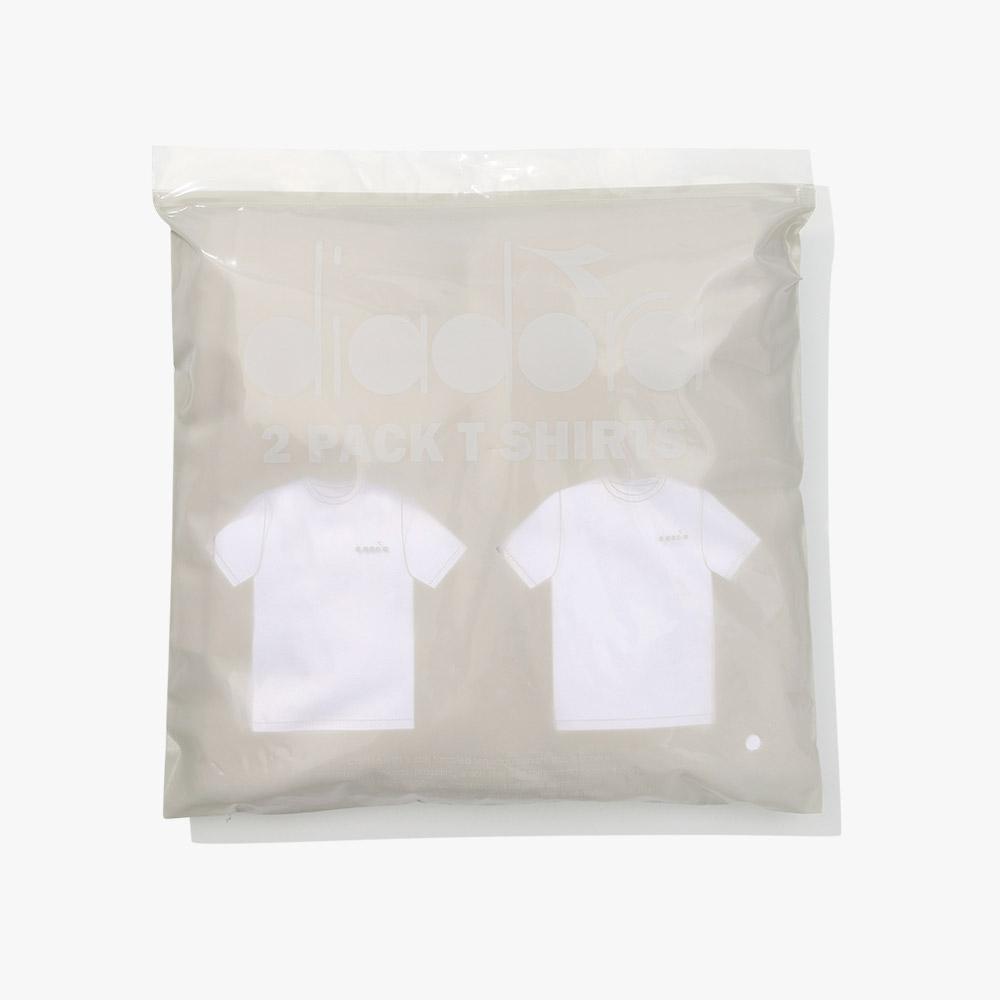 diadora 2-Pack Basic Short Sleeve T-Shirt Off White