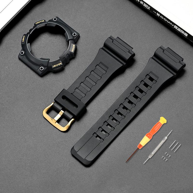 Reimveske for Casio G-Shock AQ-S810 Menn Kvinner Erstatning Matt Gummi Silikon Klokkereim Armbånd