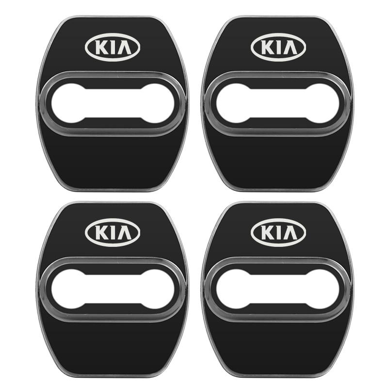 

4Pcs 3 Type For Kia Rio Ceed Sportage Cerato Soul Car Door Lock Cover Sticker Metal Emblem Decal Auto Door Styling