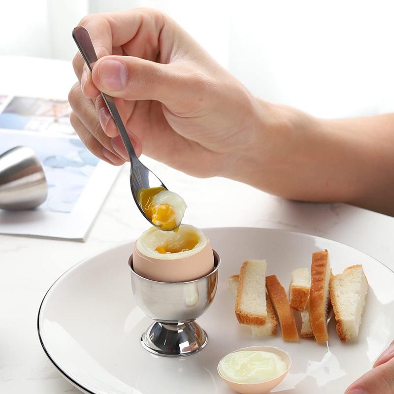 Egg Topper Cutter Shell Opener Boiled Egg Cracker Scissors Stainless Steel Egg Cups Holder Eggshell Cutter Kitchen Accessories