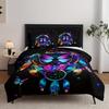 3pcs Colorful Dreamcatcher Butterfly 3D Print Bedding Set Cozy Duvet Cover King Queen Twin Size Birthday Gift Bedroom Decoration
