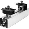A25F-Solar Panel Bracket Terminal Clips(6Pcs), Aluminum Alloy Fixing Clip Set, Solar Panel Clips For Flat Roofs Installation