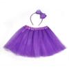 Fluffy Tulle Kids Tutu Set – Sheer Voluminous Skirts & Matching Headbands Available in a variety of colors
