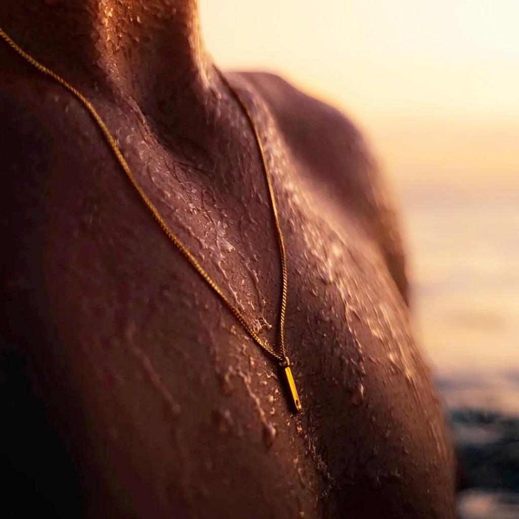 Minimalist Cuban Chain Necklace: Luxury European & American Design for Men