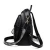 Women's New Versatile Large Capacity Soft Leather Student Schoolbag Outdoor Travel Backpack Women's Bag