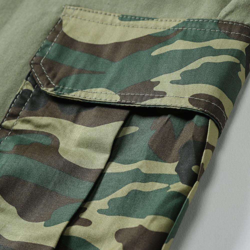 2025 New Men's Outdoor Beach Leisure Multi-pocket Camouflage Patchwork Shorts Fashion Men's Holiday Beach Shorts