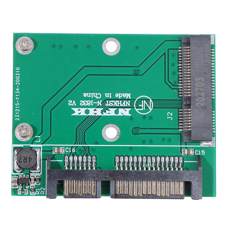 Standard Msata Ssd To 2.5 Inch Sata Adapter Converter Card Board Laptop Desktop