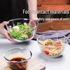 Heat-Resistant Large Thickened Borosilicate Glass Mixing Bowl – Ideal for Salads, Soups, and Egg Beating.