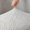 Arc-Shaped Curved Armchair Elastic Dining Chair Slipcover Nordic Chair Cover  For Home Living Room