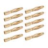 2.0mm Bullet Banana Connectors Pure Copper Nickel Plated Bullet Banana Connectors for Line Plug in