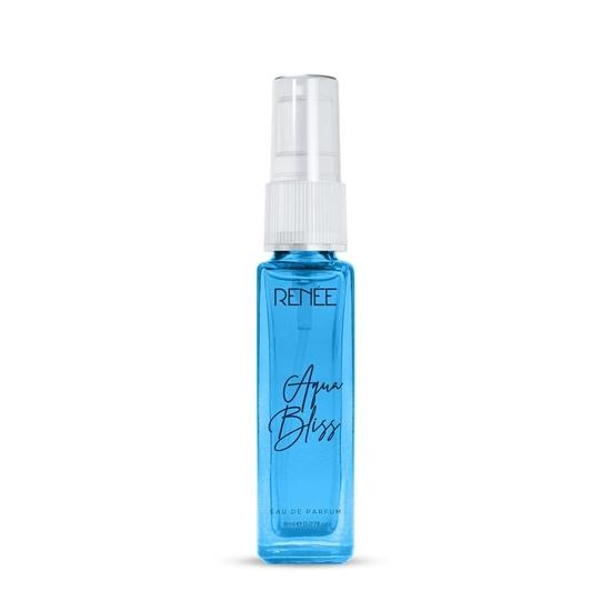 RENEE Aqua Bliss Eau De Parfum, Premium Long-lasting Fragrance With Notes of Lemon, Bergamot, Lily, Nutmeg, Cedar & Patchouli, 8 Ml