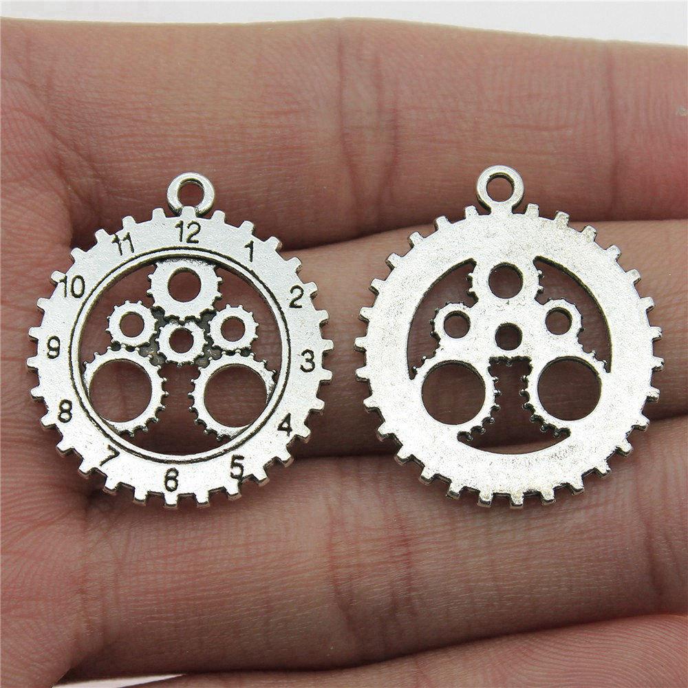 Charms Zahnrad Steampunk Cyberpunk Anhänger Vintage Schmuckzubehör QC060