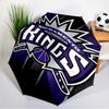 Sacramento Basketball Logo Umbrella 8-Frame for Travel, Camping, Casual Lightweight Portable Umbrella, Essential for Every Family Holidays Gift