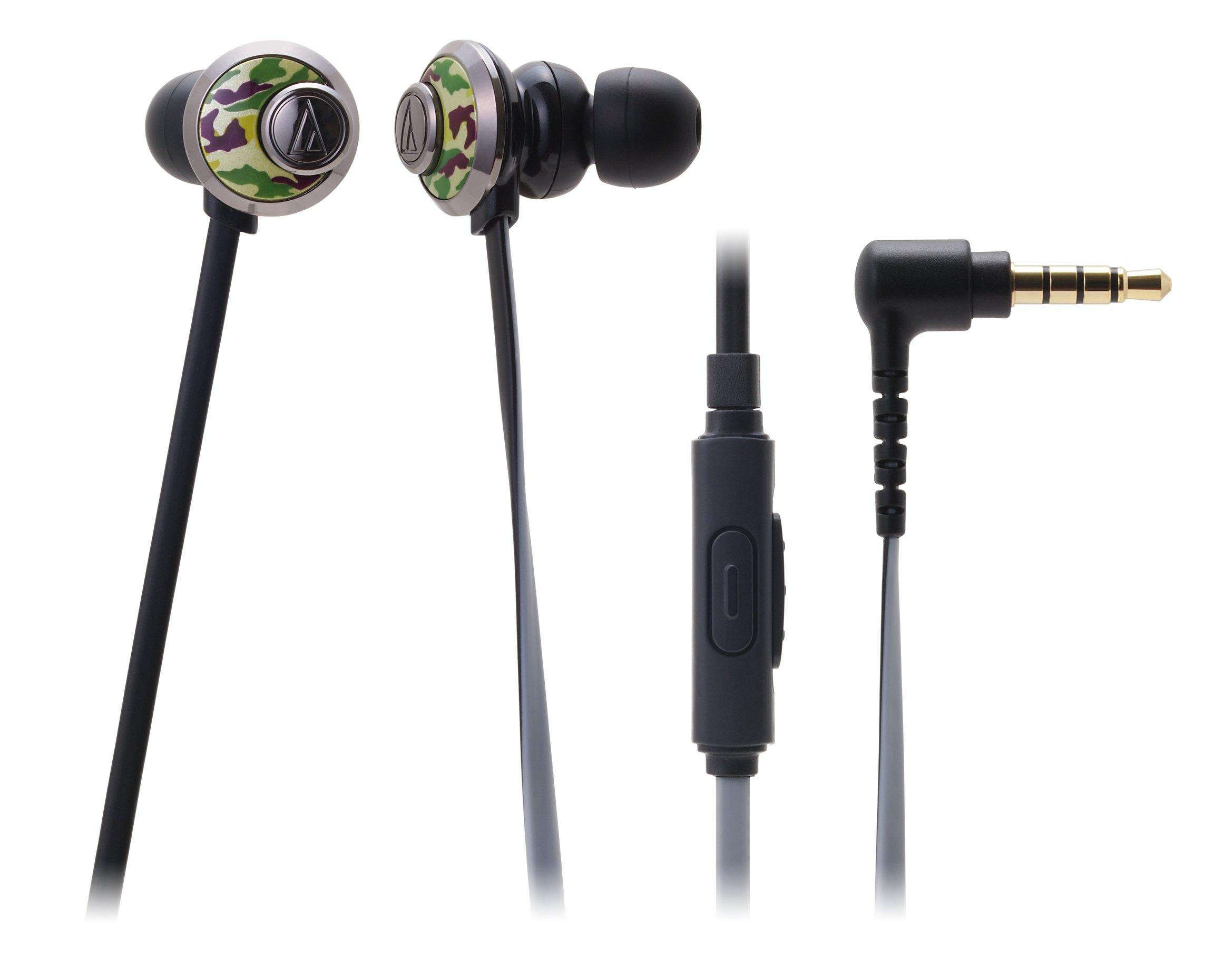 

audio-technica Inner ear headphones camouflage for smartphones