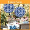 Qinghua Porcelain Theme Paper Lanterns For Wedding Party Decorations And Nursery Room Decor