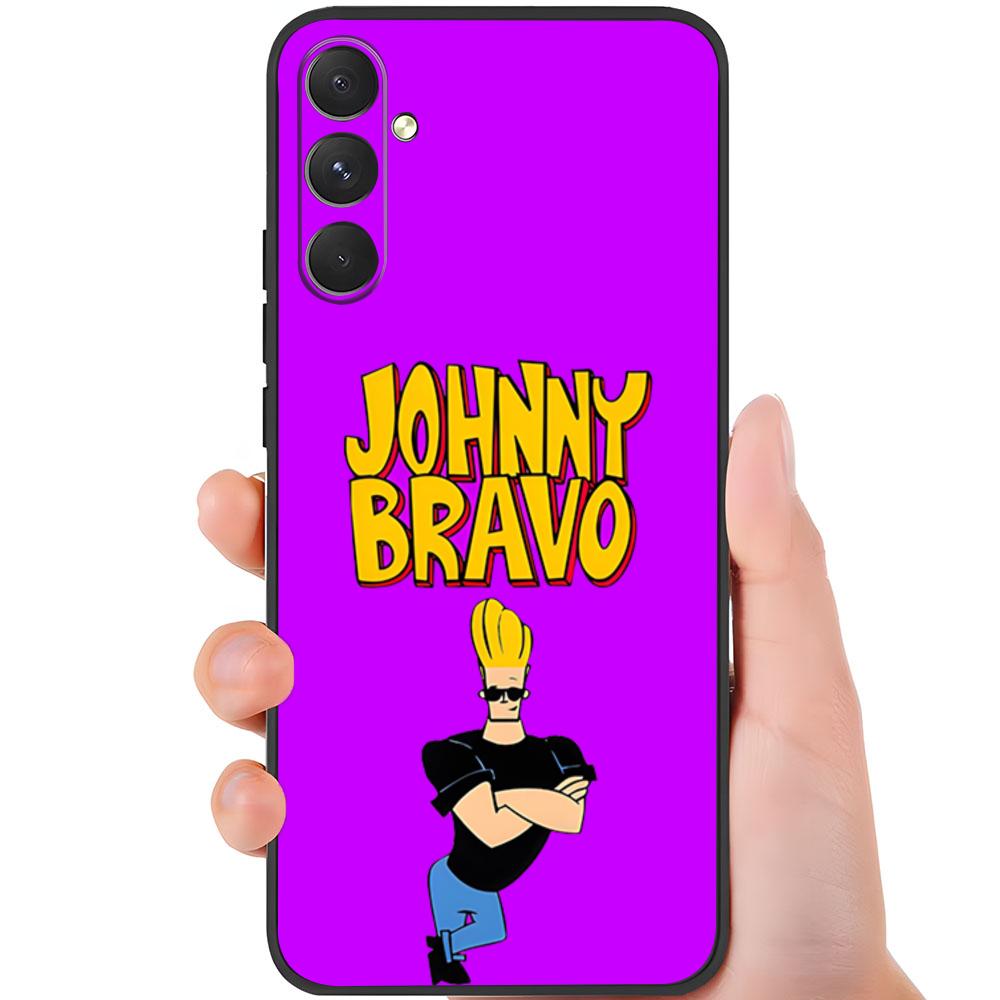J-Johnny Bravo Anime Phone Case For Samsung A25 A13 A33 5G A54 A36 A35 A56 A52 A14 Shockproof Soft Cover Samsung A51