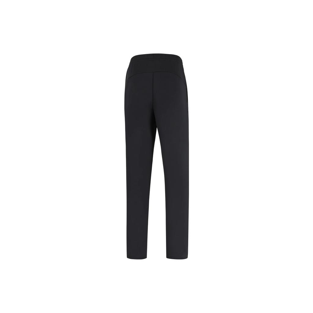 Li Ning Group Purchase Series Solid Color Mid Waist Breathable Versatile Straight Leg Casual Pants Women Bottoms AKLV896-2