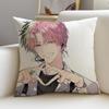 Romantic TTamons BSideS Cushion Cover Breathable and skinfriendly linen pillowcase square removable and washable cushion