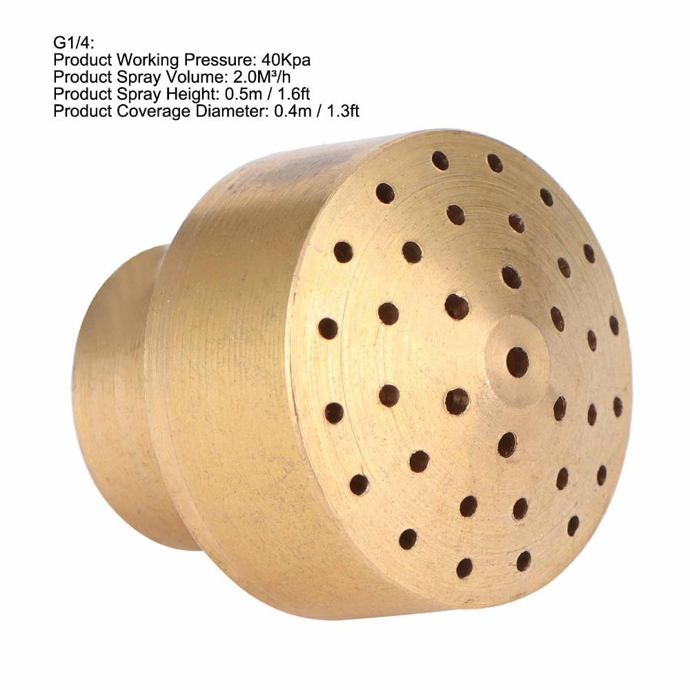 Female Thread Fountain Sprinkler Brass Garden Pond Sprinkler  Museum Fountain Project