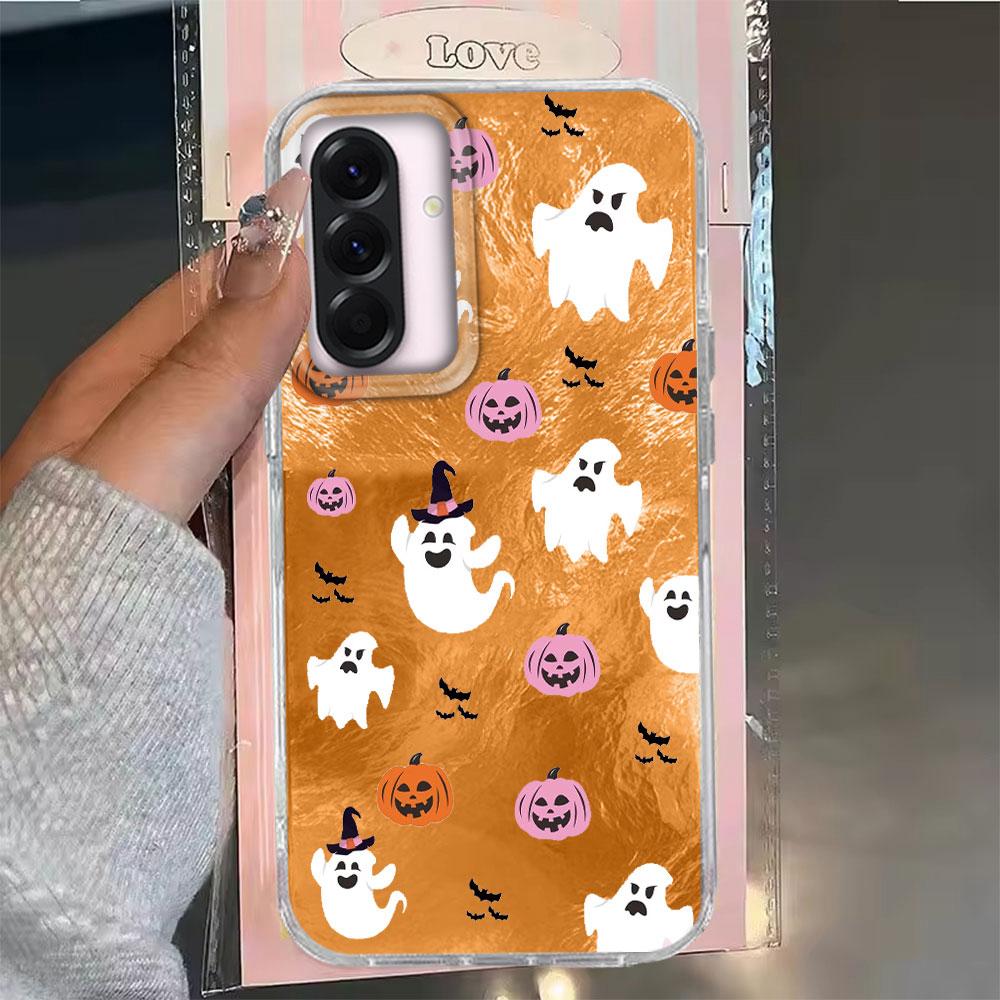 Autumn Halloween Pumpkin Casing Phone Case For Samsung Galaxy A56 A07 A17 A55 A36 A26 A16 A53 A06 A14 A24 A34 A54 A15 A12 Cover