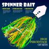 Chatterbait Fishing Lure Wobbler Spinner Bait Blade Jig Swimbait for Bass Pike Silicone Skirt Artificial Baits 15g 20g