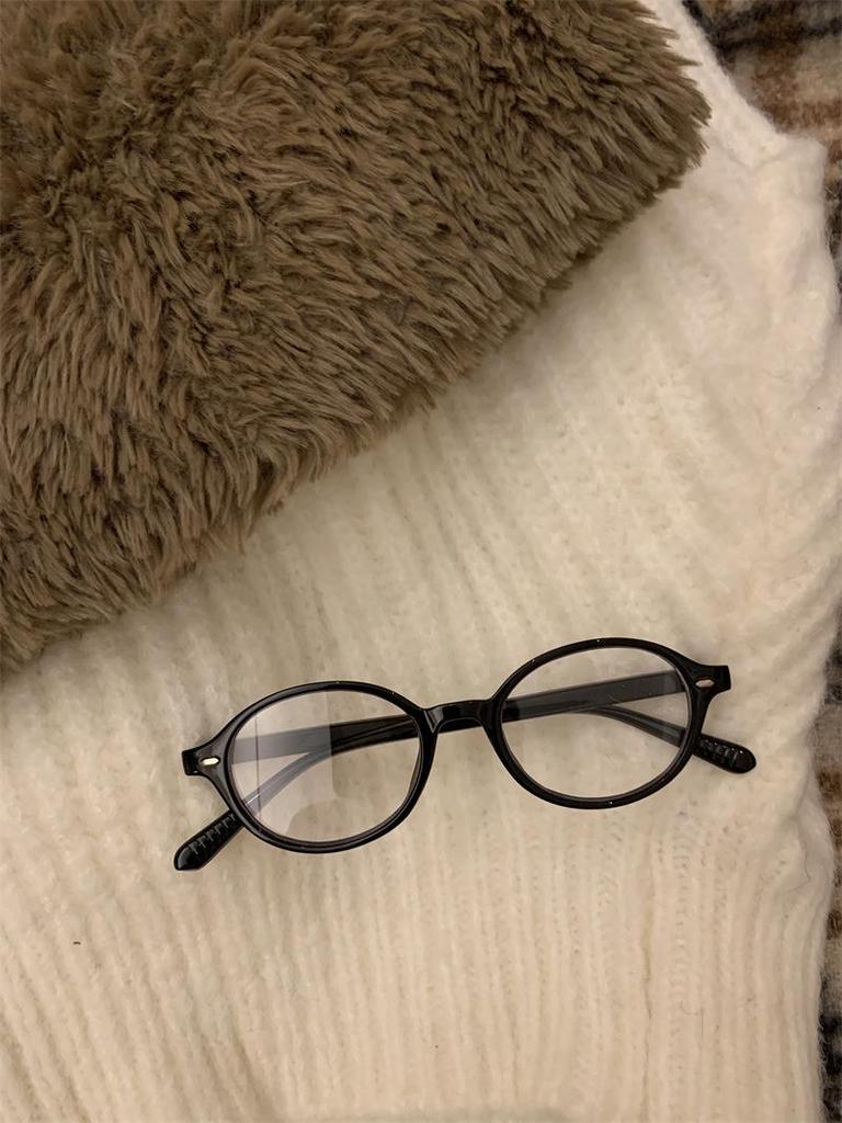 Owalne okulary w skorupie żółwia lamparciego, styl kujona unisex, retro uroczy design studencki z soczewkami blokującymi światło niebieskie.