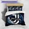 Set Biancheria da Letto 3 Pezzi con Stampa Pattern Juventus FC Morbido Delicato sulla Pelle Lavabile Copripiumino e Federe Set Stagione Unica Camera da Letto