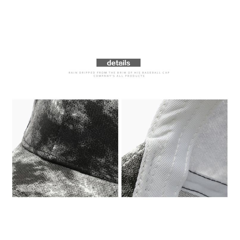 Outdoor spring and autumn unisex travel sports sun hat, street-style tie-dye baseball cap