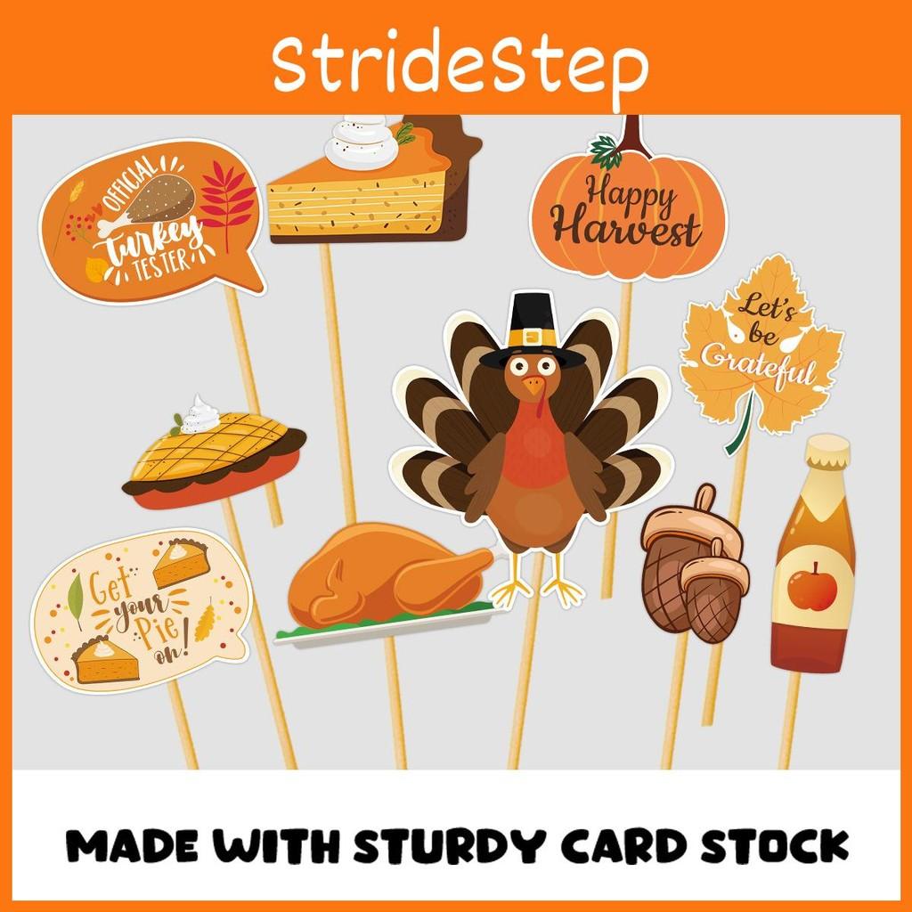 Turkey Festive Design Photo Props For Thanksgiving Day Party Celebration