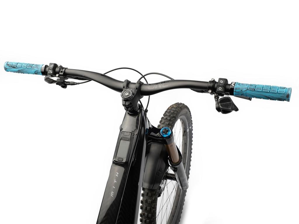 Estilo All Mountain AMS Puños para Bicicleta Puños Elevados Camuflaje Azul