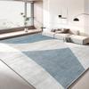 Modern Geometric Area Rug Non-Slip Coffee Table Pad for Living Room, Bedroom Closet Carpet for Home Decoration