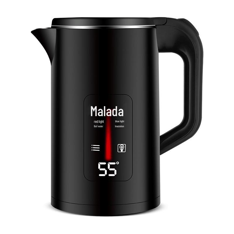 Hervidor Eléctrico Grande de 3L: Aislamiento automático, Ideal para residencias de estudiantes, Duradero para uso doméstico.