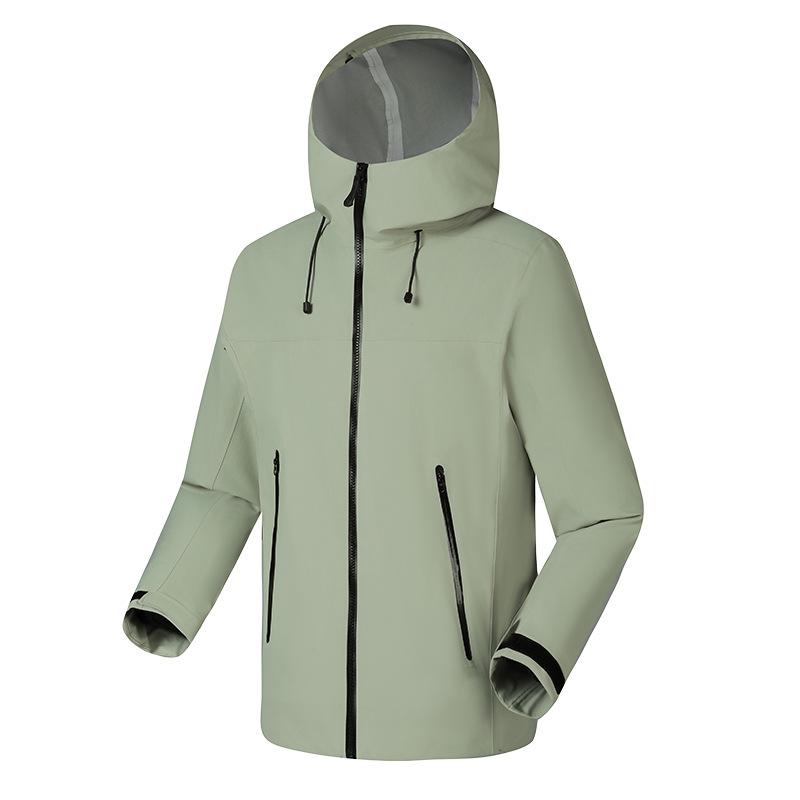 Outdoor Windproof Waterproof Color Block Hiking Jacket 2025: Breathable, Thin, Couple Style, Stormproof Shell.
