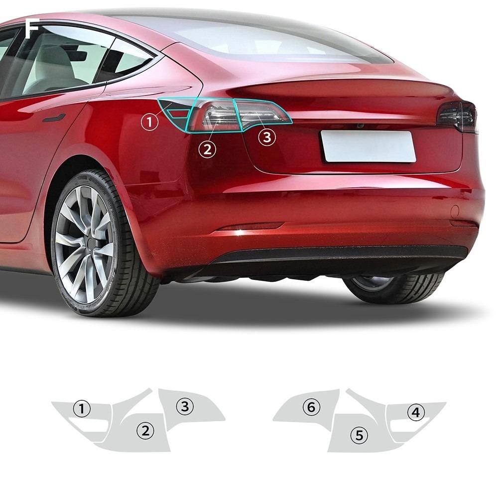 TPU Interior Sticker for Tesla Model 3 2017-2023 Anti-Scratch Protective Film