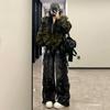 Damen Herbst Camouflage Kapuzenpullover Jacke - Lockerer Schnitt, Vielseitig, Mit Samt gefüttert, Verdickt