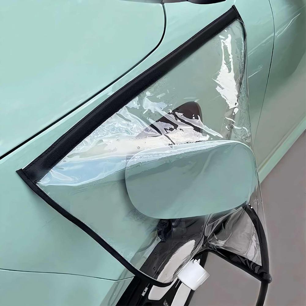 

New Magnetic Car Charging Port Rain Cover Waterproof Dustproof Electric Charger Plug Port Cover EV Charger Protector Outdoor чорний