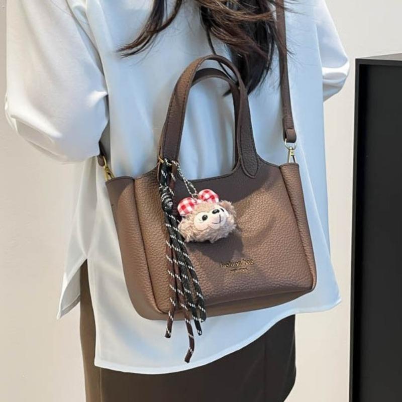 Niche design handbag bag women's new retro casual bucket bag shopping commuter shoulder messenger bag