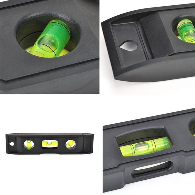 Magnetic Torpedo Level, Spirit Level 3 Bubble Level Torpedo Magnetic Level Bubble Measuring Tool (6 Inch)